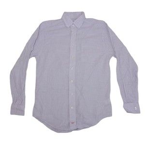 Vineyard Vines Men's Small Shirt Long Sleeve‎ Button Up Magenta Plaid